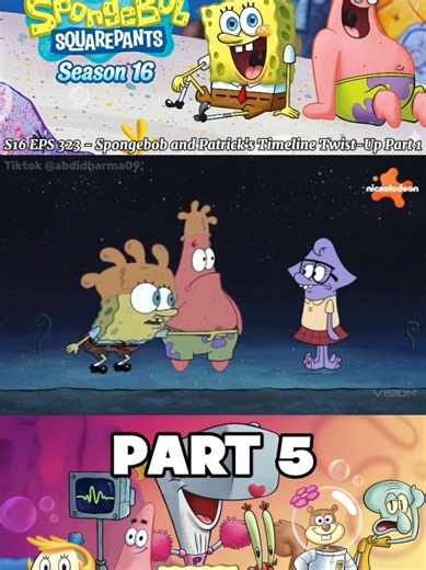 SpongeBob and Patrick's Timeline Twist-Up in Season 16
