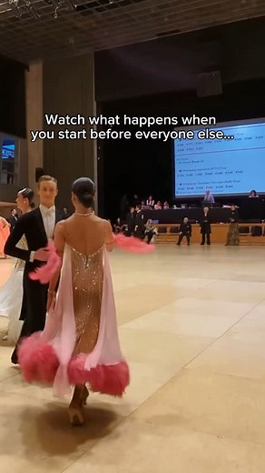 The best energy boost is from the crowd!!🙌🙌📣 #ballroom #dance #dancers #smooth #dancer #idseliteteam #dancechallenge #quickstep | Natalie Jolley