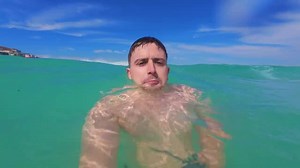12K views · 12 reactions | This man was making his video in the water, thoroughly enjoying himself. Little did he know that his fun was about to turn into shock when a big wave suddenly came from behind and swept him away. | Jukin Copyright Management | Facebook