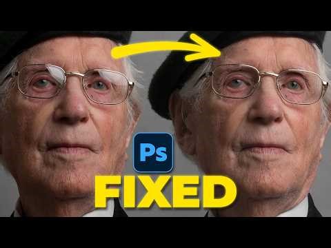 Instantly Fix "Impossible" Glasses Reflections in Photoshop