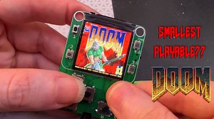 Playing Doom on the teeniest-tiniest gaming machine