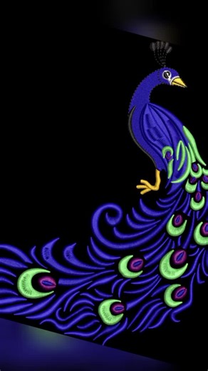This beautiful peacock 🦚 design, which I created for one of my special friend @Betsy has come out with an amazing stitch-out. If you want this kind of quality for your own work, message me in the inbox now and get high-quality digitizing services. romioj38@gmail.com