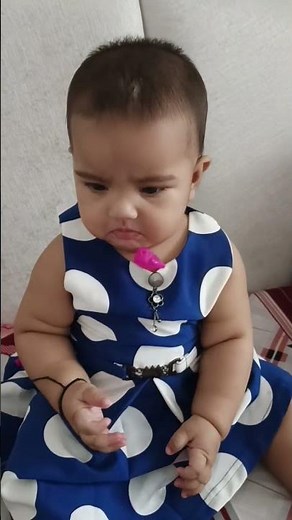 balloon popping # cute baby # crying # funny video