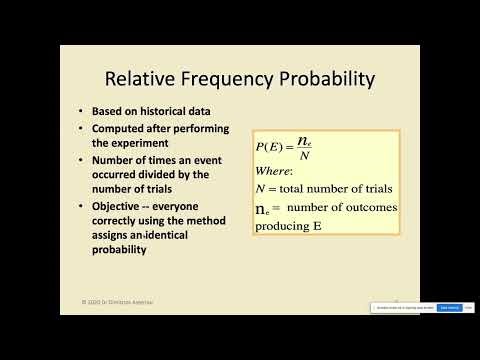Lecture 4 - Probability - Part 1