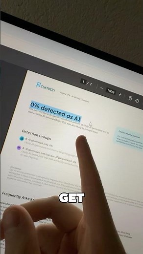 How to get 0% on Turnitin every single time. #ai #essay #academicx #turnitin #fyp