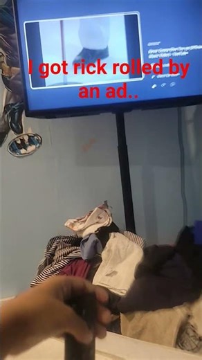 I got rick rolled by an ad