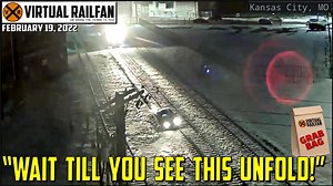 "CAR ON THE TRACKS IN KANSAS CITY WITH A HEAP OF WOW!" AND...DON'T MISS ALL THE OTHER CLIPS! 2/19/22 Car on the tracks and one member leaves the scene. Some brand new big blue boxcars, two trains make a great entrance at the bend in Fort Madison, two large parts of a CWR Continuous Welded Rail are combined in Oklahoma City, and a ton more of catches. So, get on board and have a great time viewing this selection made for the most discerning Railfan ;-) | Virtual Railfan