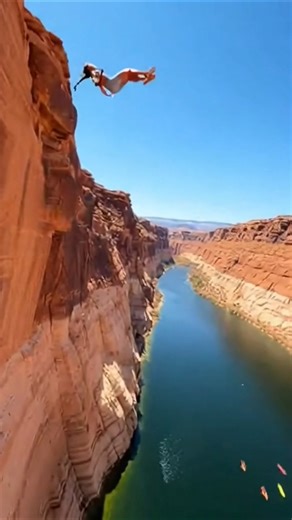 Insane 145ft cliff jump (No Rope & No Fear!)! 😱