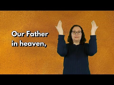 The Lord's prayer with Makaton signs | Kids' Bible Prayer