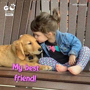 2.8M views · 160K reactions | This little princess found her best friend forever  @winnielovesjack | Furry Tails | Facebook