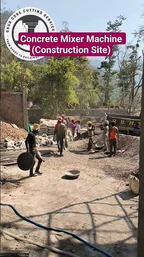 Concrete Mixer Machine | Construction Site