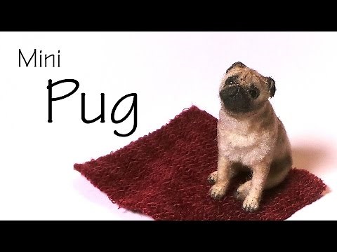 Miniature Pug - Polymer Clay Tutorial