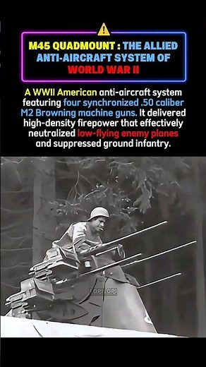 M45 Quadmount : The Allied Anti-Aircraft System of World War II