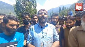 1.7K views · 48 reactions | Fire guts residential house, cowshed in Chattergul area of Kangan in central Kashmir Ganderbal, Local Residents stages protest against Administration. Reports: Shahid Jeelani | Kashmir Age | Facebook