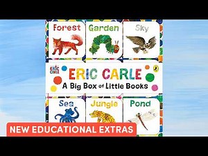 Eric Carle A Big Box of Little Books | Learn Words | Read Aloud for Early Learners | Hoots & Tales
