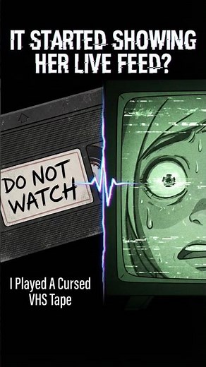 "The VHS Tape That Watches You Back." #horror #scary #paranormal