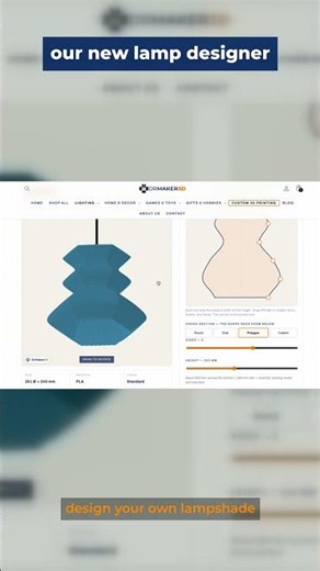 Design Your Own Lampshade Online — 3D Printed (FORMA Demo)