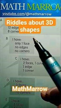 Guessing the Riddle about 3D shapes @MathMarrow