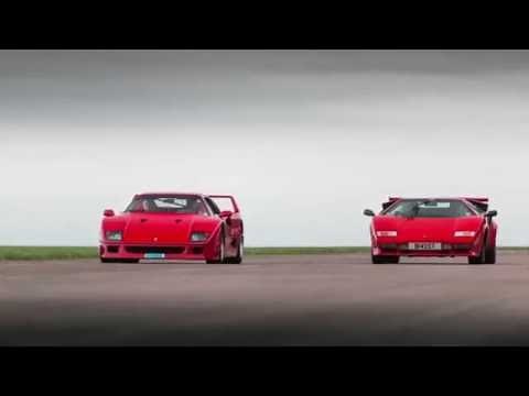 VMax200 - Ferrari F40 v Lamborghini Countach - 80s Special