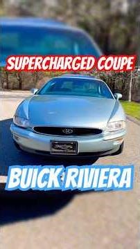Supercharged Luxury Coupe! Buick Riviera! #buick #chevy #supercharged #cars #coupe #v6 #auto