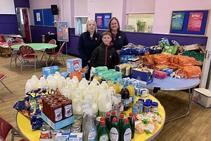 Yorkshire schoolboy uses pocket money to buy Salvation Army food bank donations