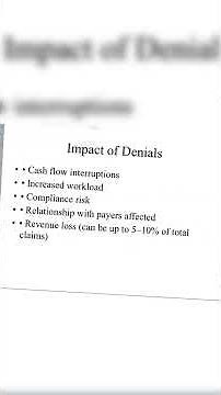 Short| Denial Management in RCM | Revenue Cycle Management Explained