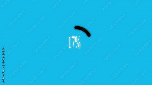 Loading bar, loading screen with loading video bar,