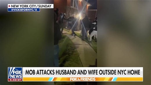 🚨 Shocking video captures violent street takeover in New York City | Fox & Friends