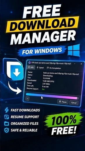 Stop Slow Downloads! Use This FREE Download Manager 😳 | Techify Geek