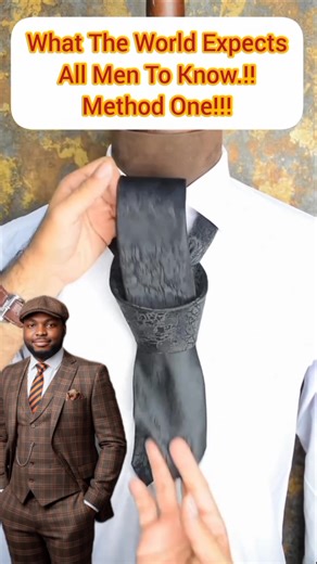 176K views · 285 reactions | What the world expects all men to know - Method One #men #tie #suits #suitstyle #suitdesignchallenge #viral #fypシ #facebookpost #usa #canada #learning #fblifestyle #world #design #designer | Uche Ejikeme | Facebook
