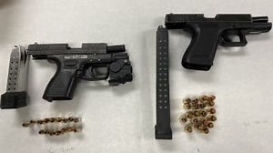 Oxnard police arrest two, seize two loaded guns after traffic stop