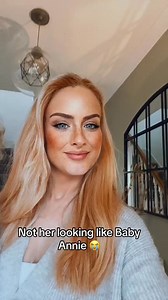 Annie is now her nickname 😂 #curlyhair #hair #ginger #redhairfilter #gingerfilter #itsahardknocklife #redhair #annie #gingertok #gingerhair | The Parkerlab Fun