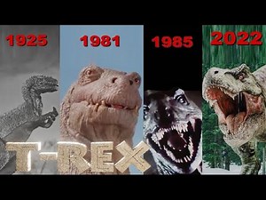 Evolution of Dinosaur T - REX in movies (1925 - 2022)