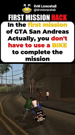 GTA SA Secrets: Completing the First Mission WITHOUT a Bike!