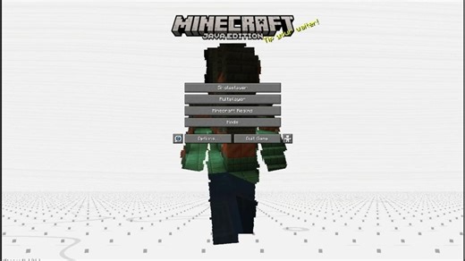 终末地登录界面 但是Minecraft