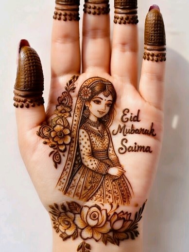 Easy Arabic Mehndi Design for Beginners