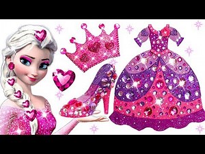 ? How To Make Princess Elsa Play Doh Dress, Shoes & Crown DIY