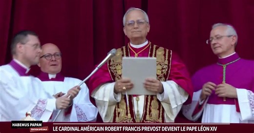 En vidéo, le premier discours du pape Léon XIV