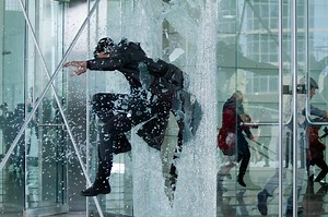 A Random Video Montage of People Breaking Through Glass in Movies - TVovermind