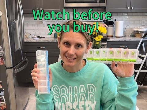 EZY DOSE Pill Organizer Review | Push Lid Design | Check Out How We Used These for Road Trips.