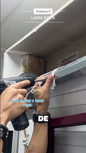 Hoy te enseñamos cómo arreglar una persiana descolgada!