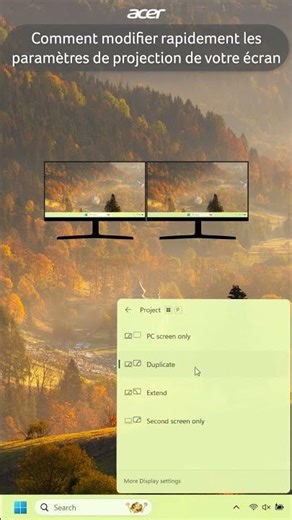 Modifiez rapidement les paramètres de projection de votre écran | Raccourci clavier Windows 11