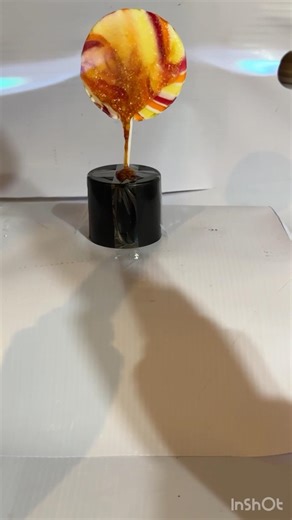 🔥 What Happens When a Lollipop Meets Fire? | Satisfying Candy Melting Experiment 🔥❄️🔥#shorts