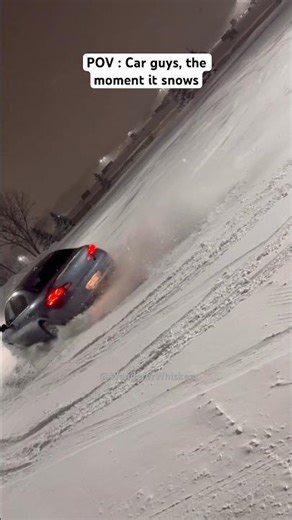 When the snow hits… the drift begins. #SnowDrift #SnowDrifting #CarDrift #WinterDrift #shorts