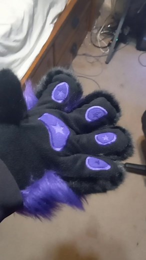 Protogen Paw Reveal #furry #fursuit