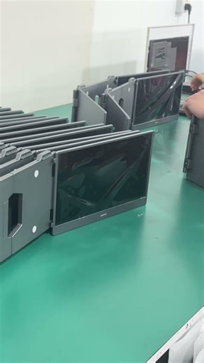 #Portablemonitor #dualscreen #oem #monitor our cliente come to do inspection