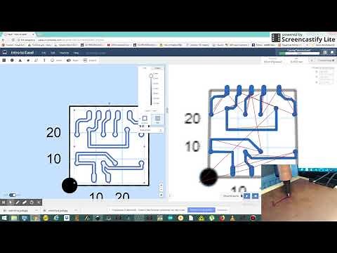 PCB CIRCUIT WITH EASEL