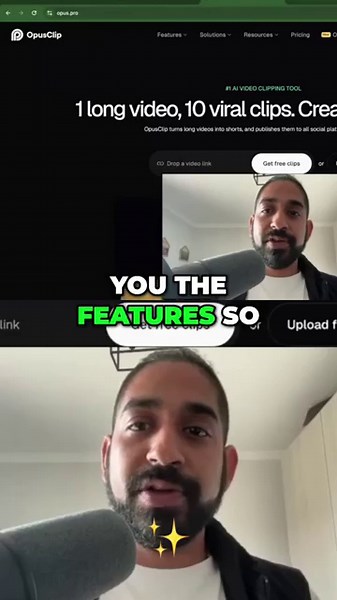 OpusClip Features: Instantly Transform Long Videos into Viral Shorts