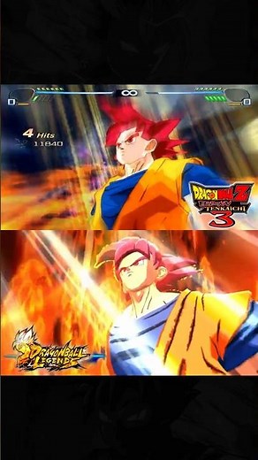 Goku SSJ God Legendary Finish | Legends Vs BT3 #DBLegends #DBZBT3