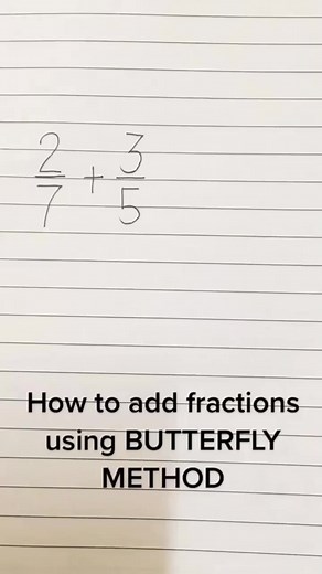 24 reactions · 26 shares | Addition of Fraction using Butterfly Method #math #mathfun #mathtutor #mathteacher | Mommy Eiram MiniVlog | Facebook